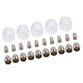 thumbnail image 4 of Consommables de Torche de Coupe au Plasma, Durable Électrode Buses Tasses Kit Léger 25Pcs pour P-80 Machine, 4 of 8