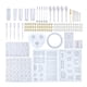 thumbnail image 2 of Elegante 229Pcs de herramientas de para fundición de bricoje Más 9 de resina de silicona para joyería con 70 diseños 1 Gloria moldes de joyería, 2 of 9