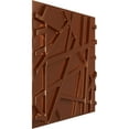 thumbnail image 2 of 19 5/8"W x 19 5/8"H Evergreen EnduraWall Decorative 3D Wall Panel, Bright Coat Copper (Covers 2.67 Sq. Ft.), 2 of 6
