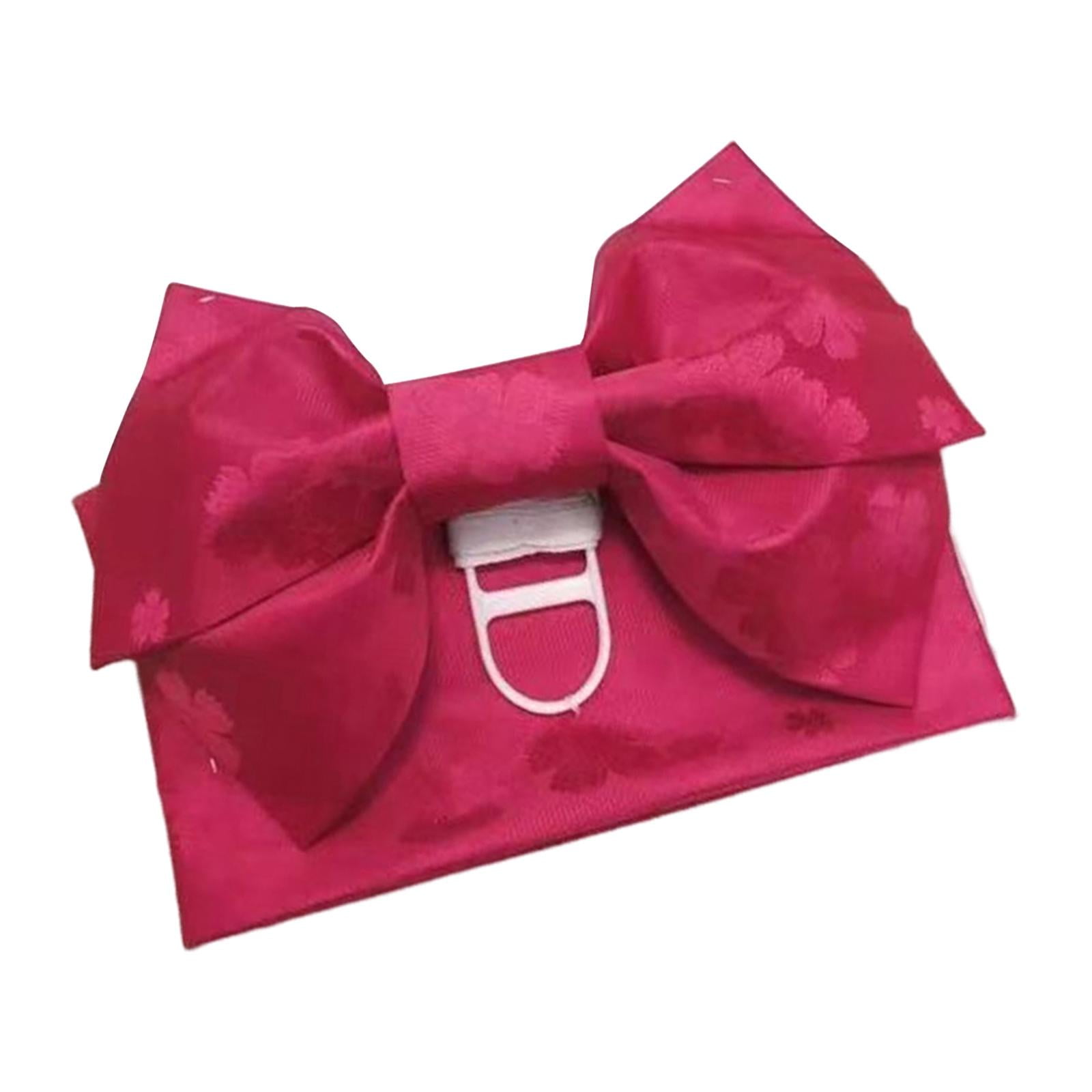 Classic Kimono Obi Japanese Belt Robe Waistband Bow Floral Pattern for Women Cummerbund Sash