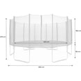 thumbnail image 5 of Cama elástica 490 cm, Trampolín para niños, aguanta hasta 150 kg (estructura reforzada). Incluye: red de protección- JUPITER esquí esquí Gafas de esquí, 5 of 5