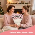 thumbnail image 6 of Finished Crochet Rose Bouquet Blanket,Cozy Knitted Bed Throw Blankets for Women,Mom,Sister,Girlfriend,Wife,Gifts for Birthday Wedding Christmas Home Decor, 6 of 8