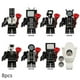 thumbnail image 1 of 8pcs/set Skibidi Toilet Game Building Block Toys Tv People Speakerman Monitor Cameraman Figures Doll Decoration, 1 of 5