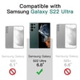 thumbnail image 2 of JETech Case for Samsung Galaxy S22 Ultra 5G 6.8-Inch, Non-Yellowing Shockproof Bumper Protective Phone Cover, Anti-Scratch Hard PC Back (Green), 2 of 6