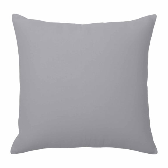 Pillow Covers 18x18 Inch, Pure Grey Linen Pillowcase with Invisible Zipper, Simple Solid Color Decorative Throw Pillow Covers Cushion Case for Couch Sofa Bed Living Room