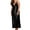 Black, variant on GDREDA Lingerie Sexy Women Long Sexy Long Silk Kimono Dressing Gown Lace Lingerie Bath Robe Black,S