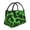Green Lightning, variant on Vsdgher Hardwood Print Insulated Reusable Bags with Sturdy Zipper and Handles, Foldable Totes for Hot or Cold Food Bring or Delivery