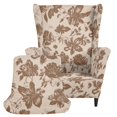 thumbnail image 3 of HUISEFOR Abstract Floral Wingback Armchair Slipcover, Stretch Wing Chair Slipcovers, Wrinkle Resistant, Anti‑Slip, Comfortable, Furniture Protector for Living Room, 3 of 7