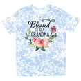 thumbnail image 3 of Inktastic Blessed to Be a Grandma with Flowers T-Shirt, 3 of 5