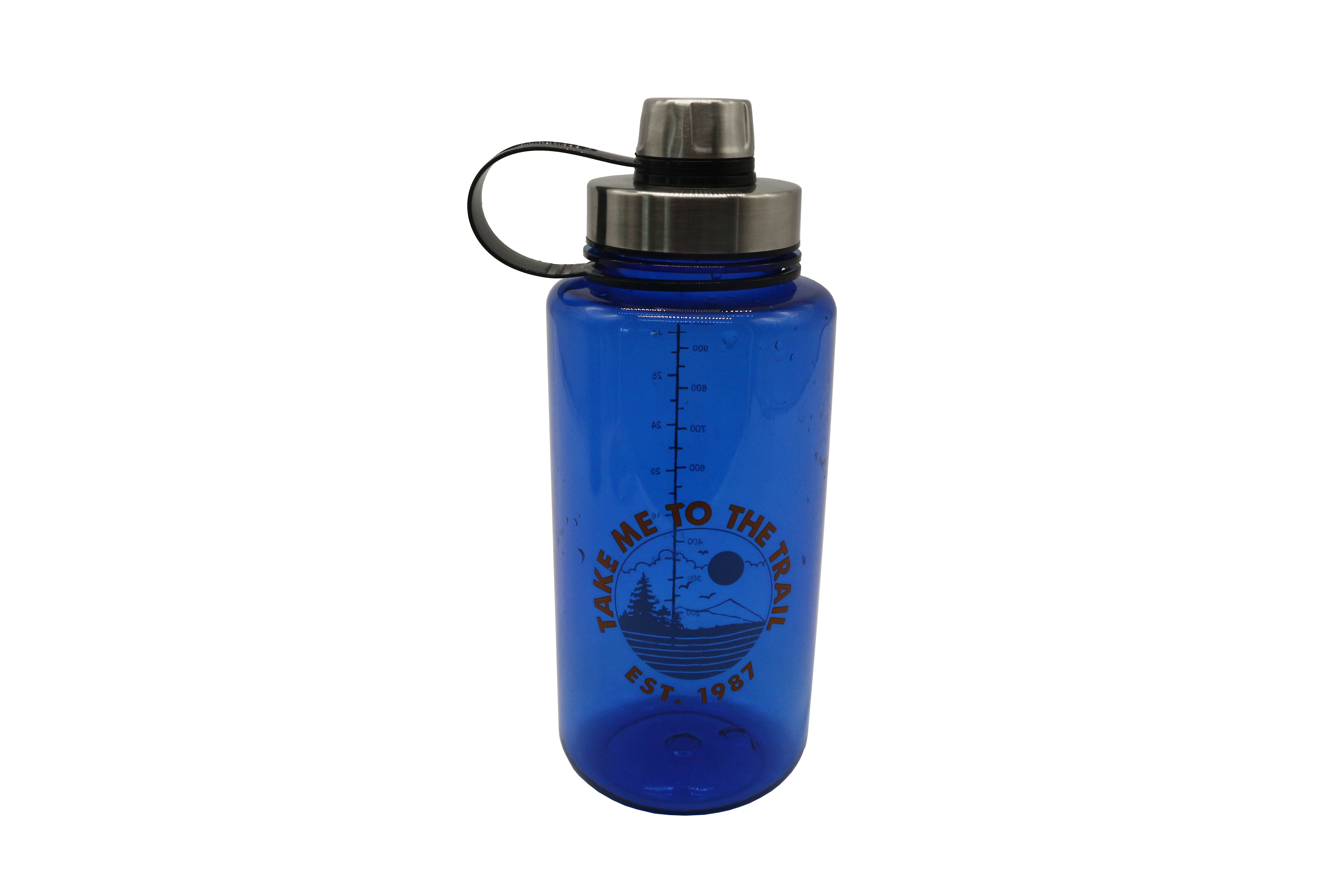 Cool Gear Llama EZ Freeze Gel Stick Flip Top Travel Water Bottle CHUG 32 oz Blue 