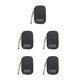 thumbnail image 1 of Qarigey Bolsa de almacenamiento de cables Organizador de cables Accesorios electrónicos Accesorios de bolsillo Negro 5piezas Qarigey CBP226066, 1 of 6