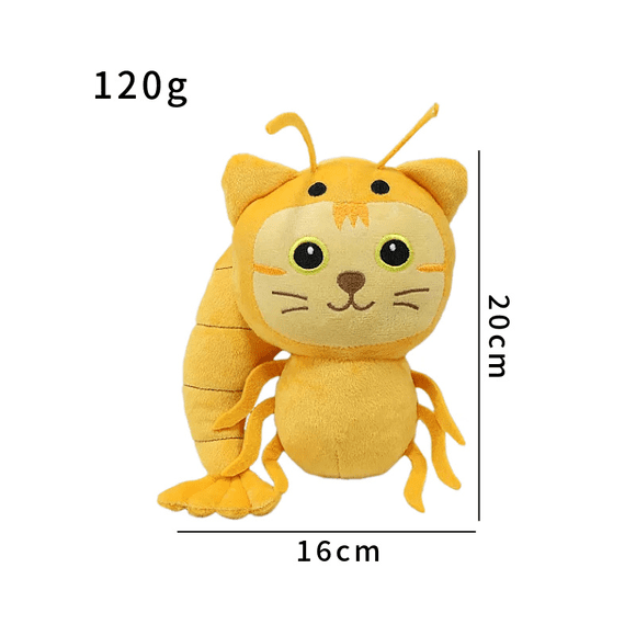 Tung Tung Tung Sahur Cat Shrimp Plush Toy, 7.9 Inch Cute Hybrid Stuffed Animal, Collectible Meme Figure for Fans, Great Gift for Kids & Adults, 20cm, 120g