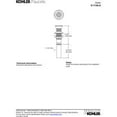 thumbnail image 2 of KOHLER K-7129-A-CP Lavatory Grid Drain with Overflow Polished Chrome, 2 of 4