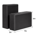 thumbnail image 2 of Leikefitness Yoga Blocks 2 pack, lightweight high density eva foam soft non-slip for yoga, pilates, meditation 9"x6"x3", 2 of 7