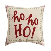 Overstock 31TG131C18SQ 18 x 18 in. Holiday Ho Ho Ho Decorative Pillow