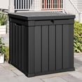 thumbnail image 7 of Dextrus Outdoor 51 Gallon Resin Deck Box, Black, 7 of 7