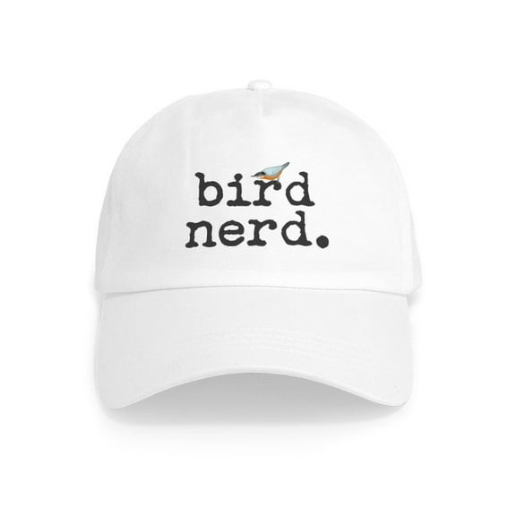 CafePress - Bird Nerd. Cap - Adjustable 100% Brushed Unisex Casual Cotton Baseball Cap, Beige, 1