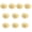 Yellow, variant on 10Pcs Unpainted Miniature Hat Light Weight Small Fabric Hats for Handmade Art Craft Wedding Christmas Party Decoration