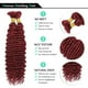 thumbnail image 2 of Cabello trenzado LYISKB, 2 paquetes de 100 g, burdeos, 99 J, rizado, 60 cm, 2 of 6