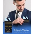 thumbnail image 2 of Vittorio Farina Pre-Folded Pocket Square (Two-Tone), 2 of 7