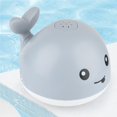 thumbnail image 4 of Vogacara Juguete de baño con rociador de agua para bebé, juguete de rociador de inducción automático eléctrico con forma de ballena Juguetes Educativos Numero 3 Vogacara FN003392-03, 4 of 6