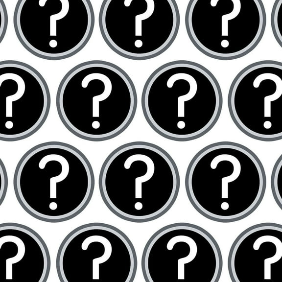 Mystery Question Mark Premium Gift Wrap Wrapping Paper Roll