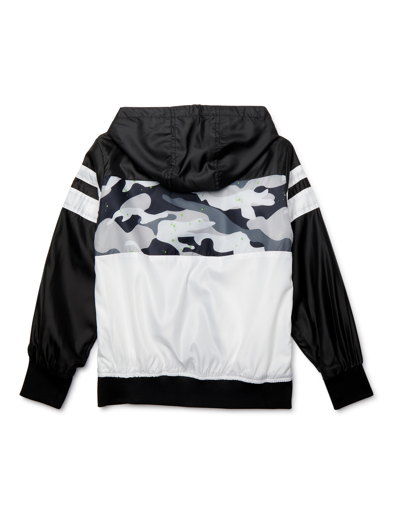 Phat Farm Boys Colorblock Camo Zip-Up Rain Jacket Sizes 8-18 - image 2 of 3