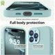 thumbnail image 3 of Funda de Silicona Premium, Forro de Microfibra Suave, para iPhone 16 Pro de 6.3 Pulgadas, Menta, 3 of 7