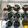thumbnail image 3 of GGI International Metal Detachable Wine Rack - 3 Tier, Copper Silver, 3 of 5
