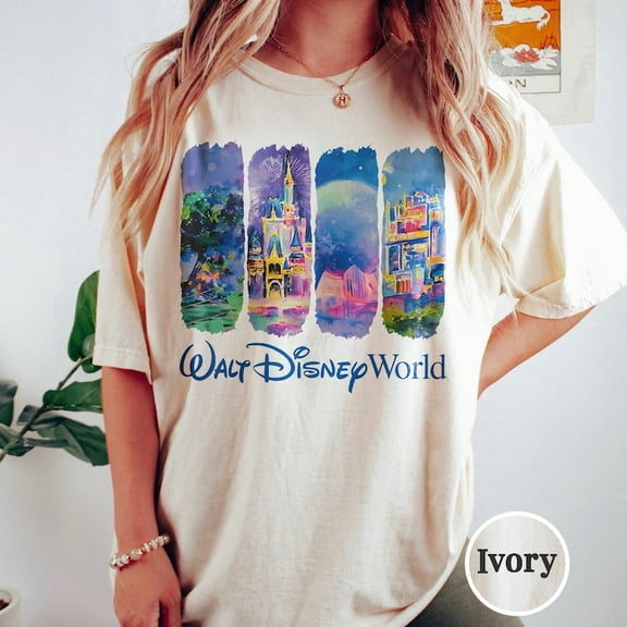 Retro Walt Disneyworld Shirt, Vintage Disneyworld Shirt, Retro Disney Shirt, Magic Castle Shirt, Disney 2025 Trip,S-5XL Shirt