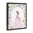thumbnail image 2 of Stupell Industries Cottage Elegant Princess Love Black Floating Frame Canvas Art, 17 x 21, by Christine Simpson Art, 2 of 8