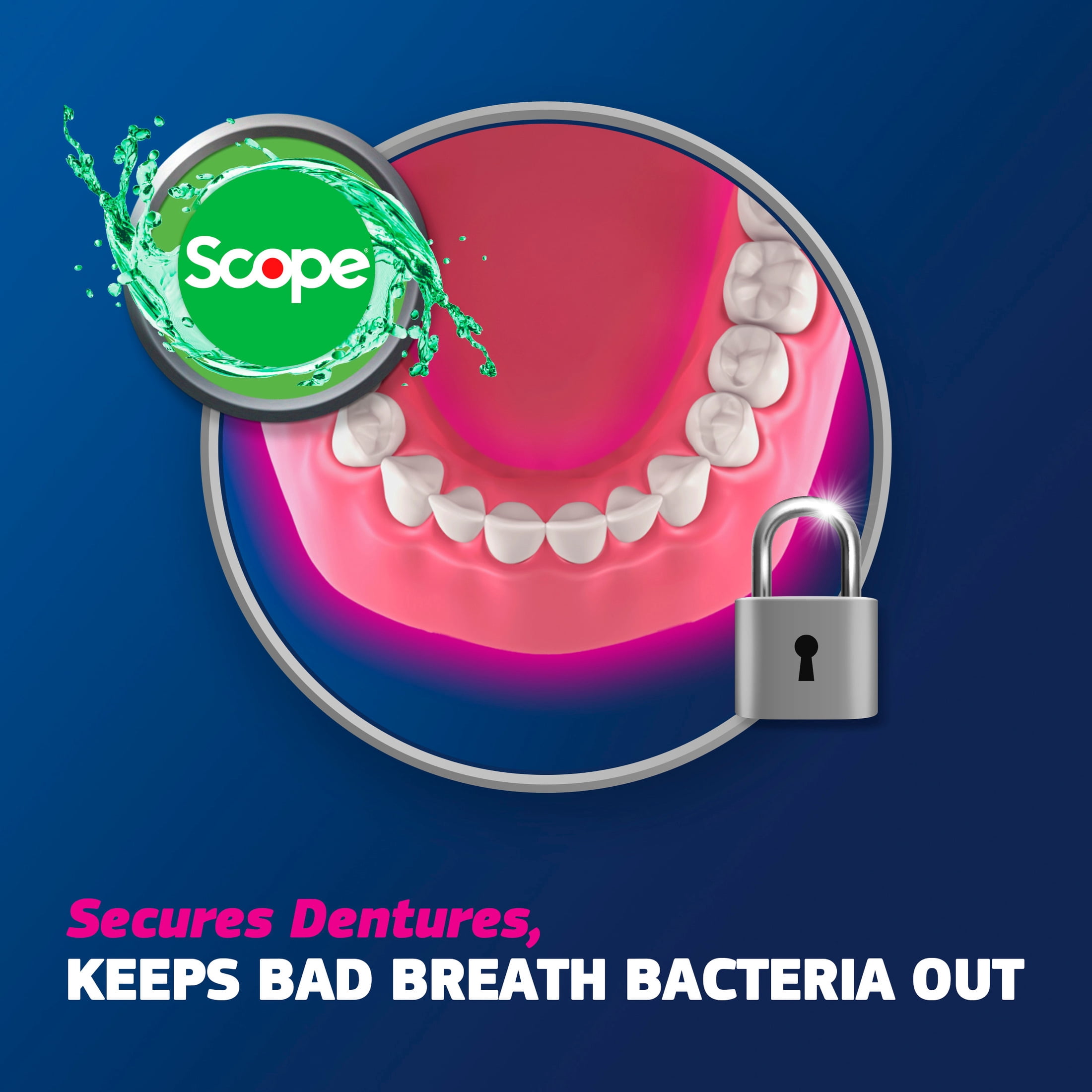Fixodent Denture Adhesive Plus Scope, Precision Hold Denture Adhesive Cream, 2 oz, 3 Pack