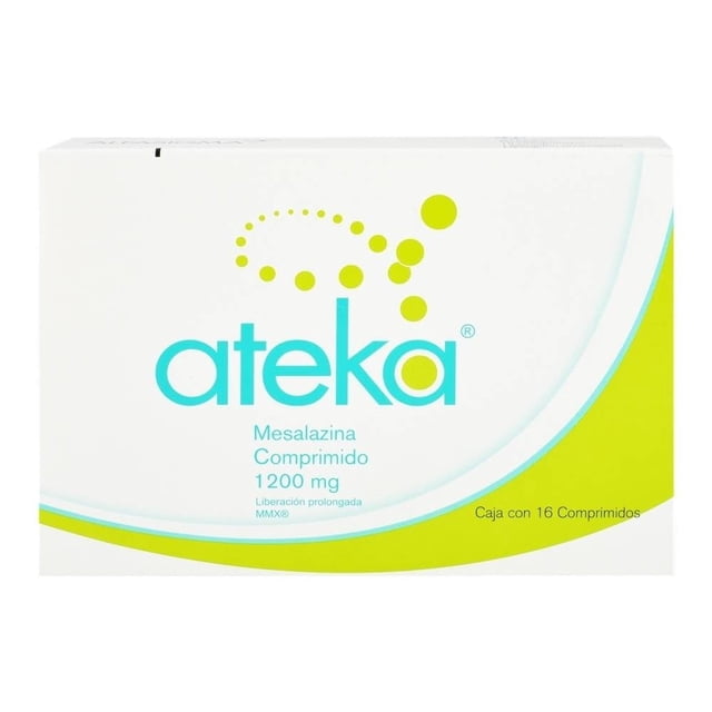 Ateka Mesalazina 1200 mg liberación prolongada 16 comprimidos
