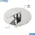 thumbnail image 3 of MEER Faucets by CNX | Mezcladora Monomando para Regadera Redonda de Latón Satinado CNX MZR-013, 3 of 6