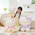 thumbnail image 3 of HOT Sanrio Kawaii Plush Filling Toy Bow KT Soft Plush Animal Pillow Cute Children's Toy Girl Birthday Gift Home Decoration, 3 of 23