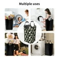 thumbnail image 6 of KLL Daisy Laundry Hamper,Large Canvas Fabric Lightweight Storage Basket Toy Organizer Dirty Clothes Collapsible Waterproof, 6 of 6