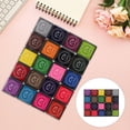 thumbnail image 6 of Dayesque 20pcs Ink Pads for Rubber Stamps, Fingerprint Ink Pads, Stamp Ink Pads Set for Arts, Crafts, Office and School Supplies, 6 of 8