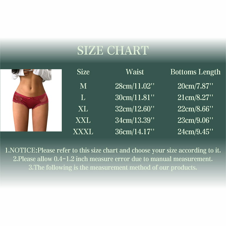 nsendm Barely There Panties for Women Womens Lingerie Cotton