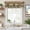 seaweed green, variant on Western Texas Star Vintage Farmhouse Short Window Curtain Valances, Retro Farmhouse Brown Green Wooden Rod Pocket Kitchen Valances for Living Room Bedroom Bathroom Cafe 54" x 18"