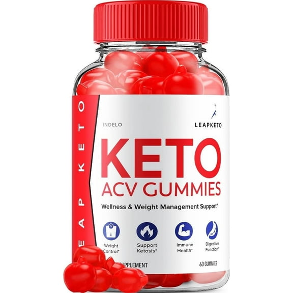 Leap Keto ACV Gummies - Advanced Formula Leap Keto Plus ACV Gummies Apple Cider Vinegar Keto Leap ACV Gummies Dietary Supplement Reviews Men Women 60 Gummies