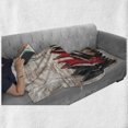 thumbnail image 6 of Western Soft Flannel Fleece Throw Blanket, American Cowgirl Leather Boots Rustic Wild West Theme Cultural Print, Cozy Plush for Indoor and Outdoor Use, 50" x 70", Beige Red Black, by Ambesonne, 6 of 6