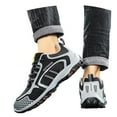 thumbnail image 1 of Bmisegm Espadrilles pour Hommes Espadrilles de Randonnée Chaussures de Marche Légères pour l'Extérieur Chaussures de Course Non Étanches pour un Randonnée Confortable Chaussures pour Hommes Espadrilles Noires 9, 1 of 9