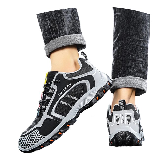 Bmisegm Espadrilles pour Hommes Espadrilles de Randonnée Chaussures de Marche Légères pour l'Extérieur Chaussures de Course Non Étanches pour un Randonnée Confortable Chaussures pour Hommes Espadrilles Noires 9