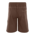 thumbnail image 4 of JAJAHO Men's Cargo Shorts Casual Summer Elastic Waist Drawstring Baggy Streetwear Wide Leg Knee Length Shorts Comfy Bottoms, 4 of 5
