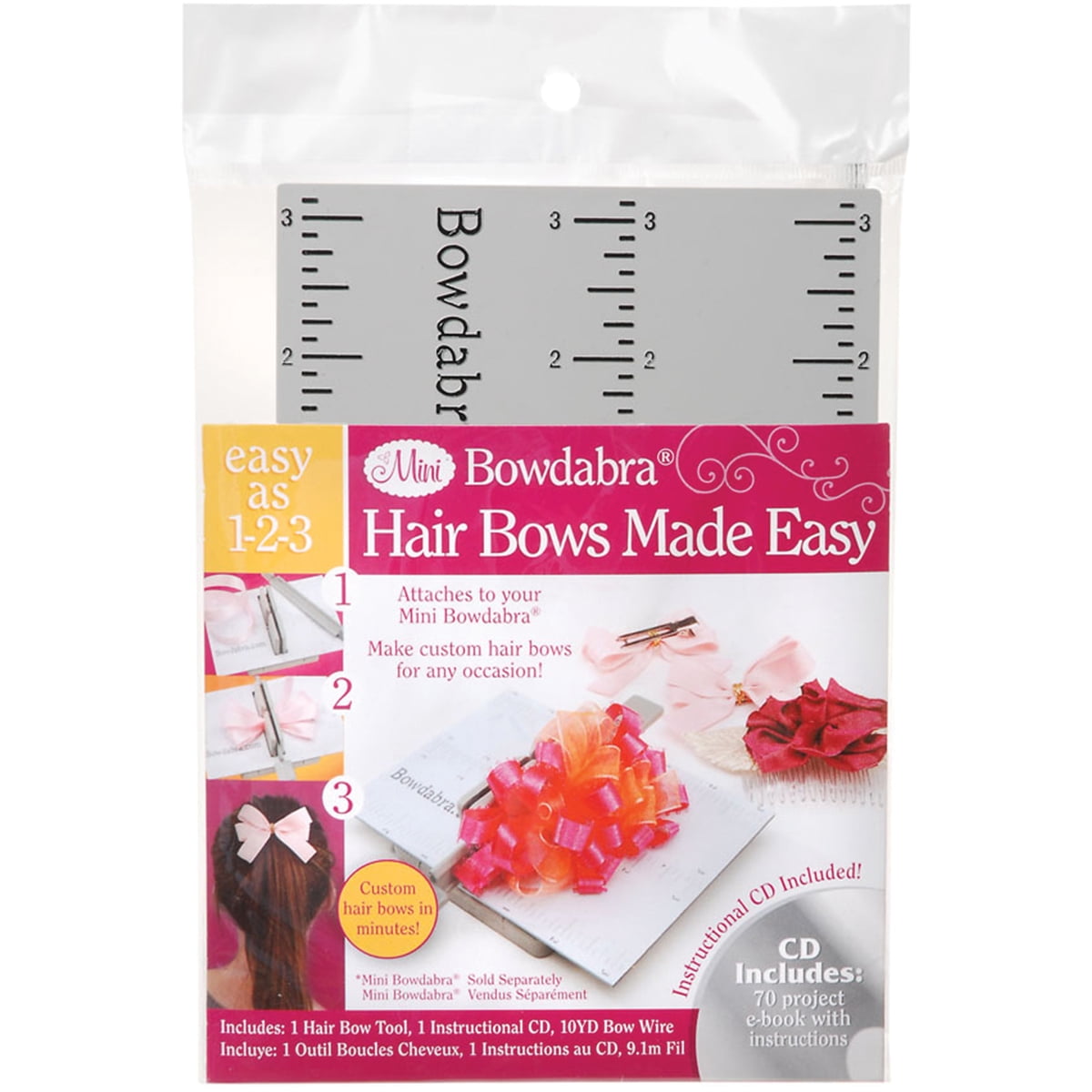 Darice Mini Bowdabra Hair Bow Tool, 1 Each