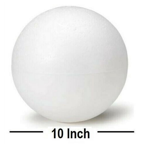 10 Inch Foam Ball Polystyrene Balls for Art & Crafts Projects