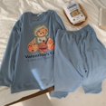 thumbnail image 4 of Pijama de terciopelo de otoño e invierno para mujer, suéter de manga larga, traje de dibujos animados con forma de oso y tarro de miel, ropa dulce para el hogar, 4 of 6