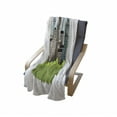 thumbnail image 4 of Seattle Skyline Soft Flannel Fleece Throw Blanket, Cartoon of Downtown of the City of Seattle Sketchy Cityscape Skyscrapers, Cozy Plush for Indoor and Outdoor Use, 60" x 80", Multicolor, by Ambesonne, 4 of 6