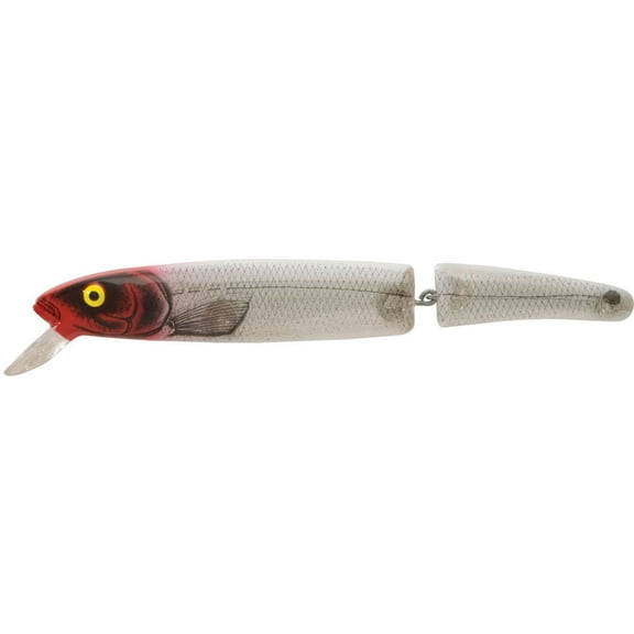 Bomber Magnum Jointed Long A Crankbait 7" Silver Flash Red Head 1 7/8 oz.