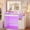 Creamy White, variant on Tomnk Vanity Desk with Mirror and Lights, 43" Makeup Vanity with Glass Top & RGB Light, Vanity Table Set with Drawers & Stool, Built-in Power Outlet for Girls Bedroom, White